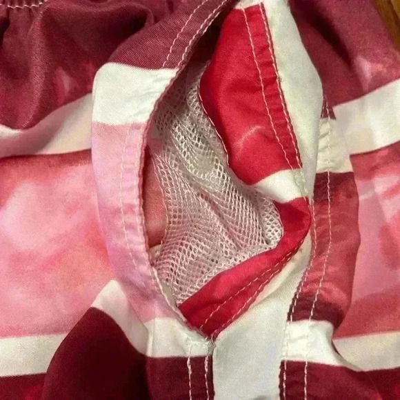 2 Pair Of Men's Swim Trunks Banana Split/Bsplit Draw String Waist Size Large - Picture 4 of 9